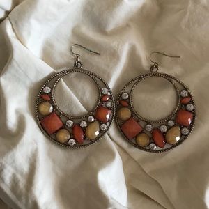 Jeweled earrings